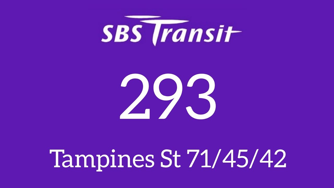 SBS Transit Bus 293 Hyperlapse