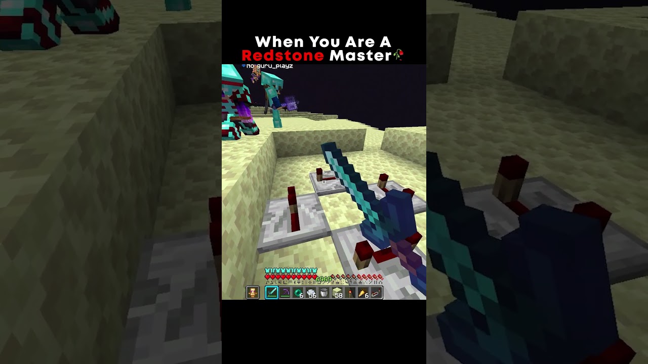 When You Are A Redstone Master  