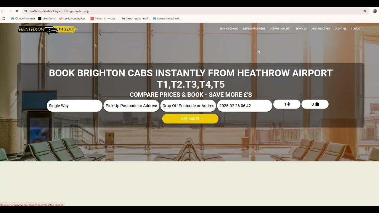 Best Leicester Taxi Service | Heathrow Airport Transfers | Book Online