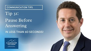 Pause Before Answering