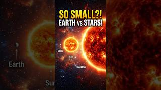 Earth vs Sun vs Stars 🌍 Mind-Blowing Size Comparison #shorts
