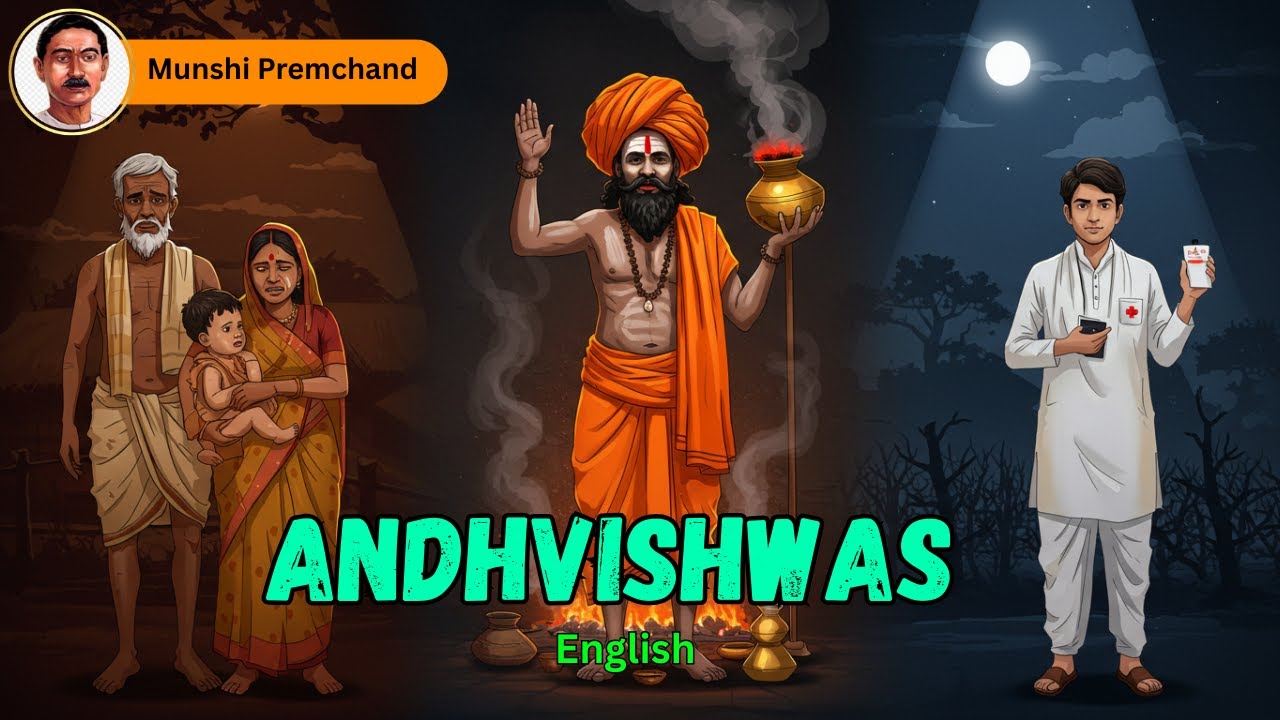 Andhvishwas- Munshi Premchand | Moral Animated story in English | Social  Message story