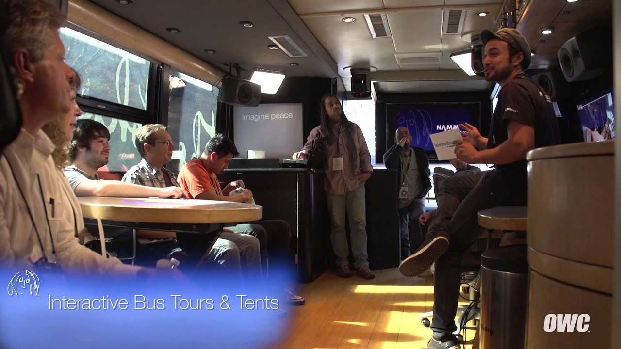 The John Lennon Educational Tour Bus at The 2015 NAMM Show!