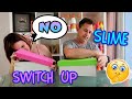 MYSTERY BOX SLIME SWITCH-UP CHALLENGE!! MAMI VS PAPI