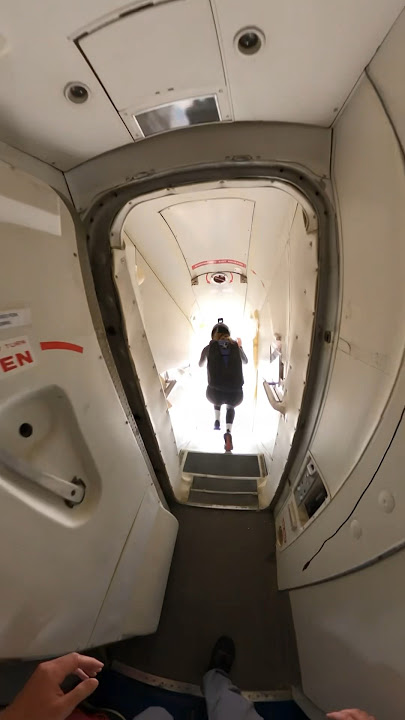 POV Skydiving out of a jet