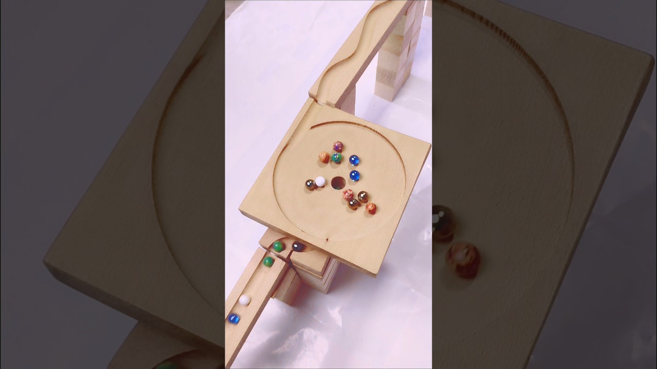 Marble net run race slope wood HABA 