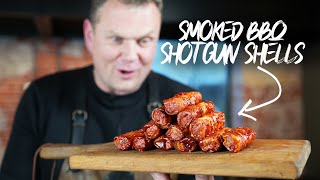 Zo maak je Smoked BBQ Shotgun Shells met Cheddarsaus! | Kolenboertje