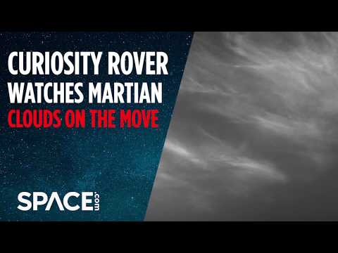 Curiosity Rover Watches Martian Clouds On The Move