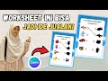 Cara Bikin Worksheet Mencocokkan Bayangan Gambar di Canva