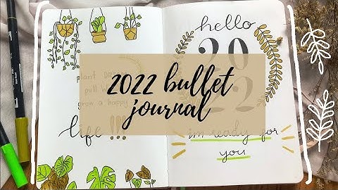 #1 BuJo | 2022 Bullet Journal 🌿