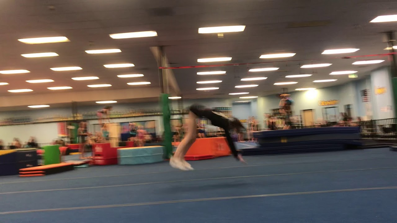 Standing three Back handspring full YouTube