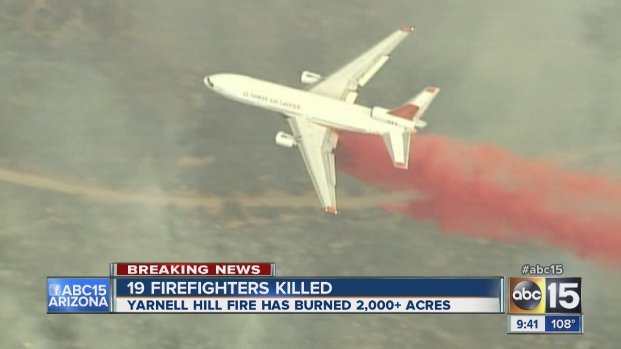 UPDATE: Yarnell Hill fire burning southwest of Prescott