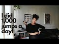 7 day Jump rope challenge | Trying a digital rope by RENPHO