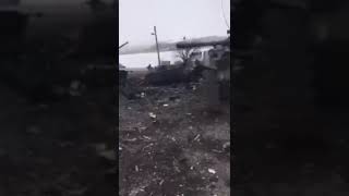хороший російський десант — розбита техніка й мертві окупанти
