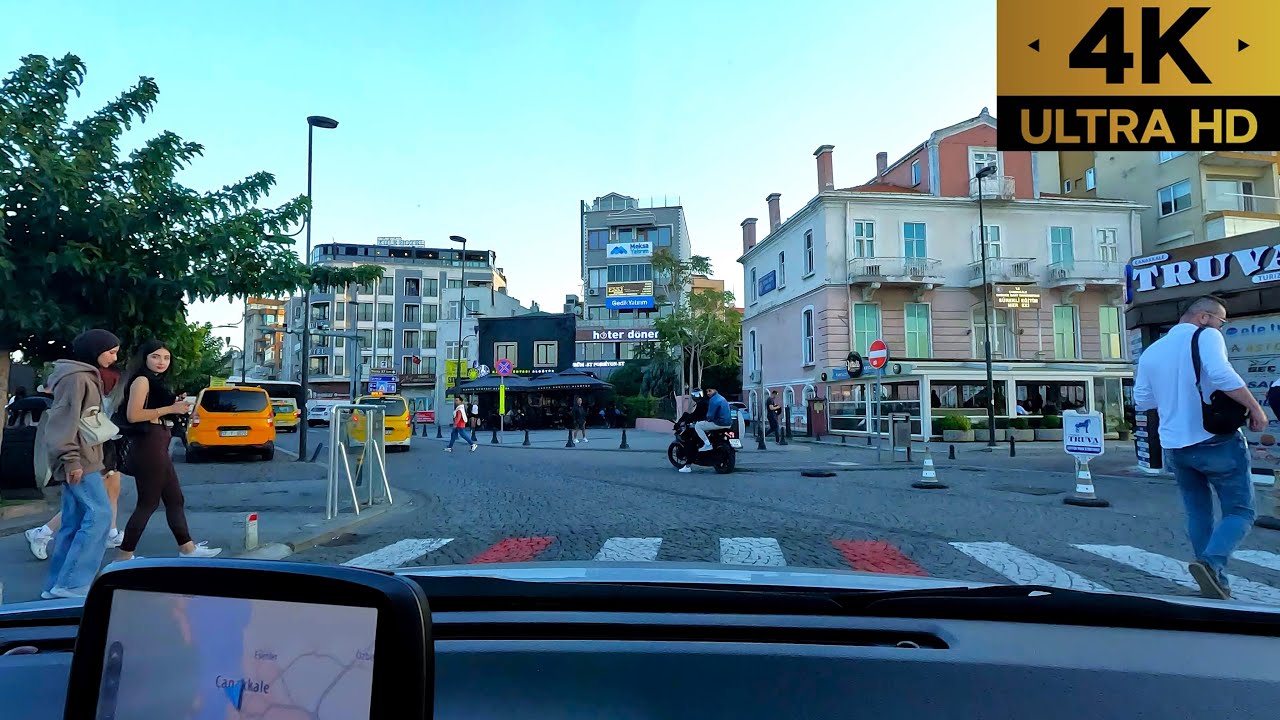 Eceabat Çanakkale Feribot Geçişi ve Kısa Şehir Turu | Çanakkale | 4K | 60fps | 2023 |