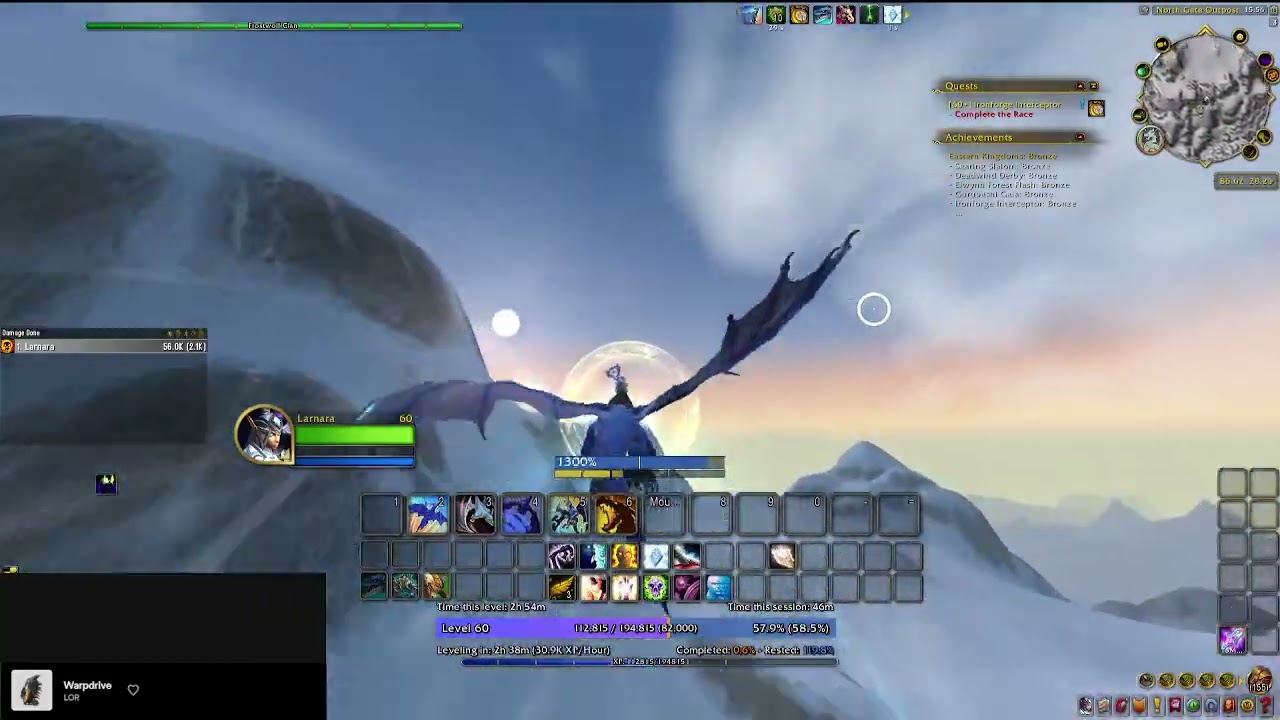 WoW DF:- Dragon Racing Normal - Ironforge Interceptor - Gold Attempt