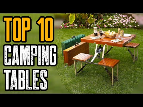 best camping table and chairs