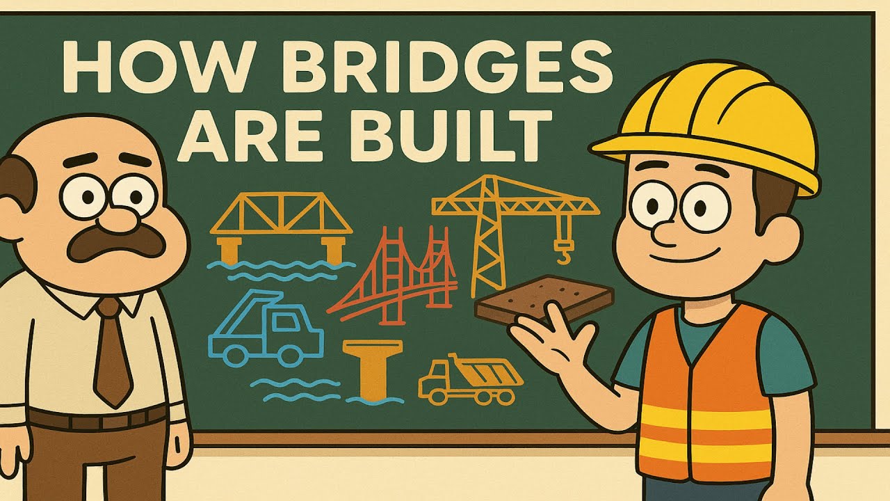 Удивительные инженерные решения, лежащие в основе мостов и подводных фундаментов — всё понятно, к...