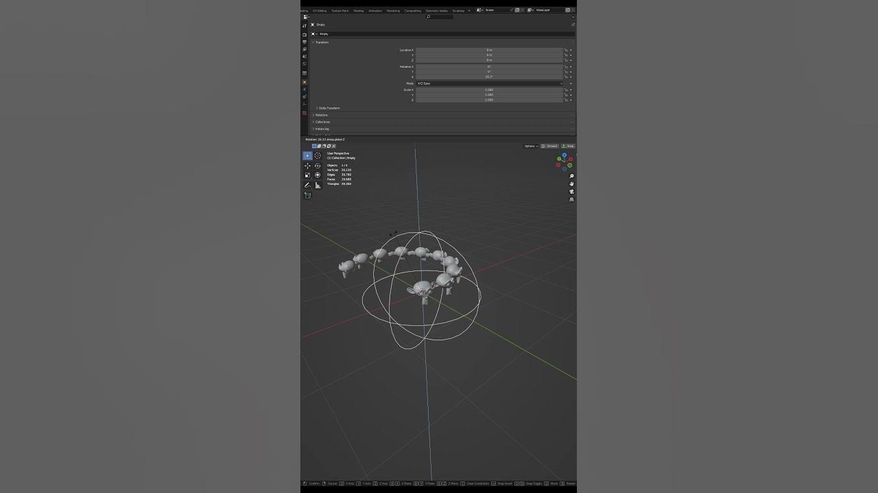 Blender Quick Tips No.1 Blender Array Circles & Curves YouTube