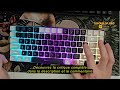 Avis sur la RedThunder K84 Ensemble clavier et souris de jeu sans fil QWERTZ DE, rechargeable, compa