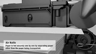 Fujifilm's Air Suction Feeder C1-DSXL with Air suction, Multi-feed detection and Long sheets feeding