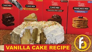 Vanilla Cake Recipe - Cooking with my daughter - Cake Shake Challenge