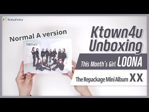 Unboxing This Month's Girl(LOONA) Repackage Mini album [X X