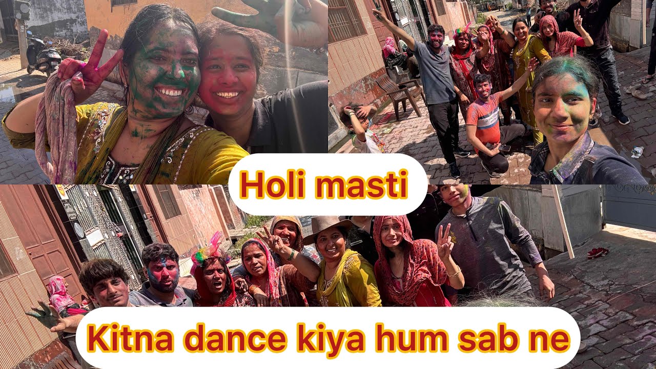 Jam kr holi kheli🤣🤣