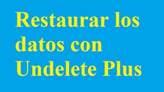 Instale y utilice el Undelete Plus restaurar datos - Betdownload.com screenshot 5