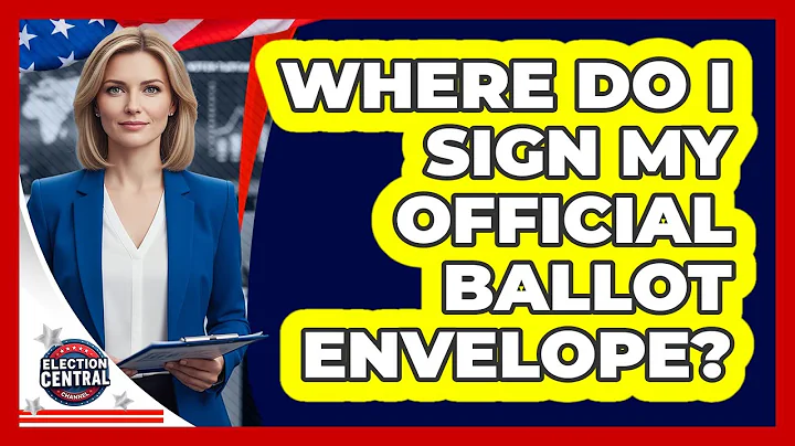 Where Do I Sign My Official Ballot Envelope?