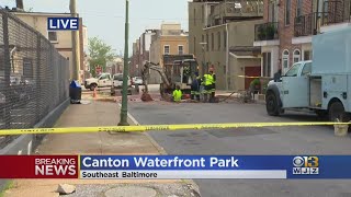 Red Plume In Inner Harbor Caused By Water Main Break, Officials Say