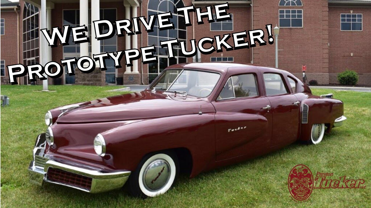 The Tucker Family Driving The Tucker Prototype, The Tin Goose! YouTube