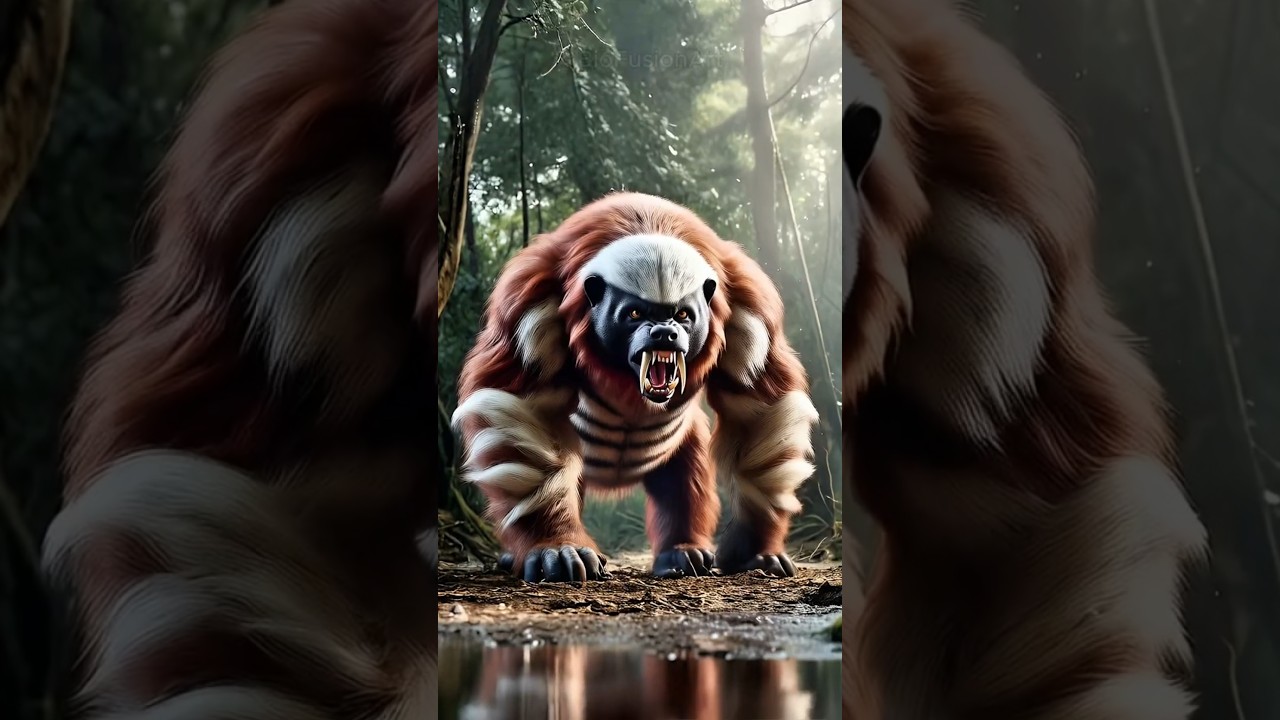AI HYBRID ANIMALS HONEY BADGER | INCREDIBLE ANIMAL FUSION! 