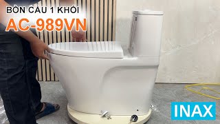 Inax Ac-989Vn - Mở Hộp Bồn Cầu 1 Khối Aqua Ceramic Chính Hãng - Vua Thiết Bị