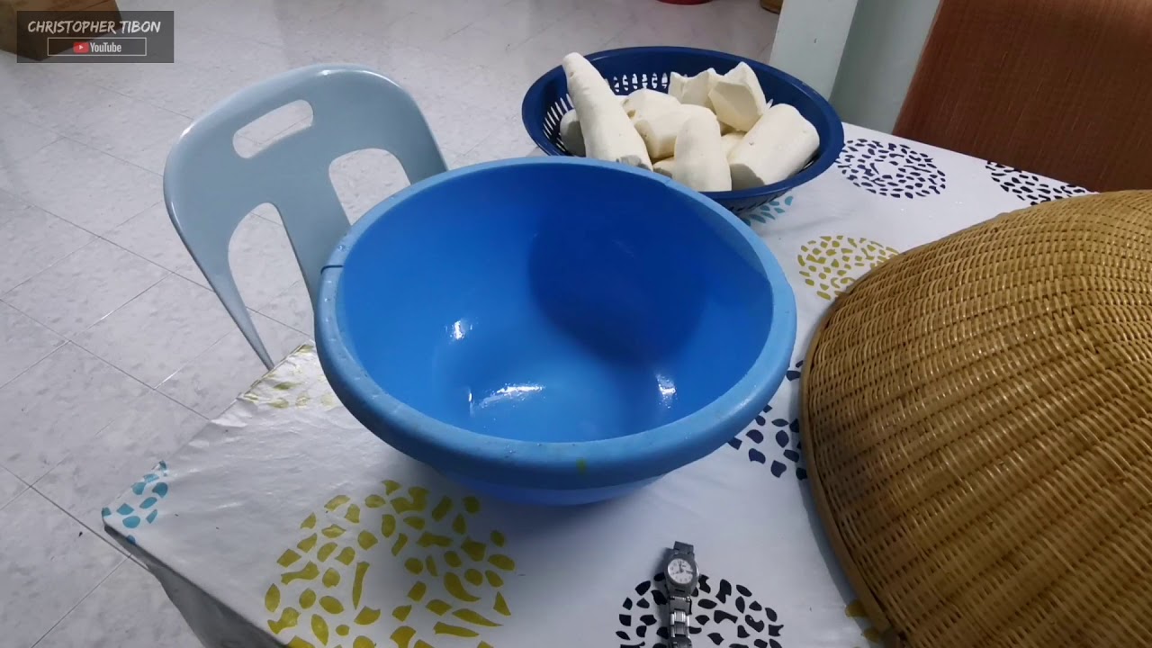 Membuat Kuih Ubi Kayu Part 2 