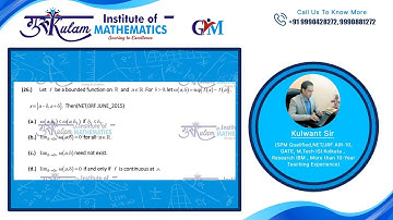 Question 26 | Real Analysis | NET/JRF June 2015