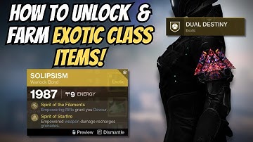 How To Get And Farm NEW EXOTIC CLASS ITEMS (Dual Destiny Exotic Quest) | Destiny 2: The Final Shape