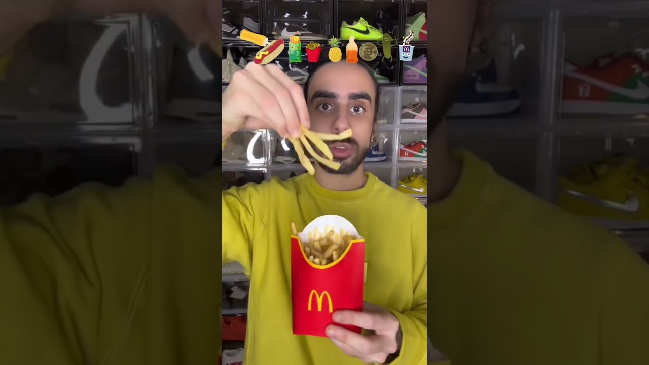 Food ASMR Eating a Mustard bottle, a Hot Dog and other snacks!