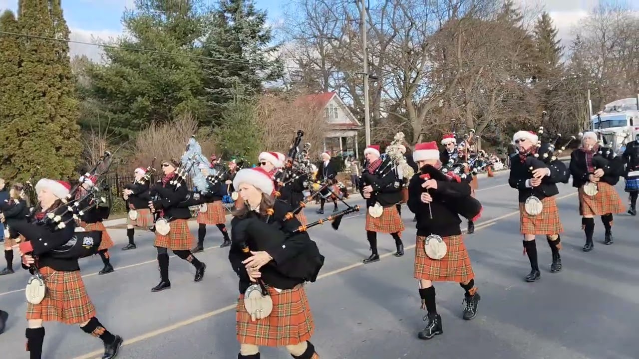 Public parade in aylmer Ontario 