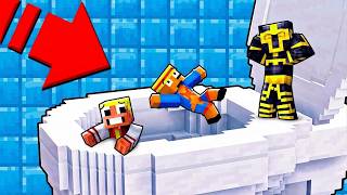 Wir sind IN eine RIESIGE TOILETTE in MINECRAFT gegangen 😱