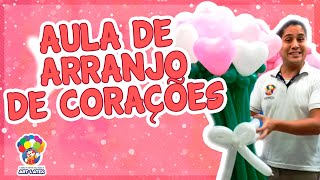 Faça você mesmo - Arranjo de corações