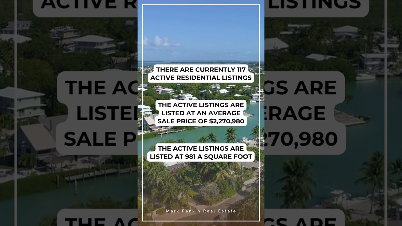 📍 Marathon to Duck Key Market Update | Mark Rankin Real Estate