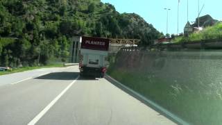 Driving From Brig To Luzern Switzerland Realspeed