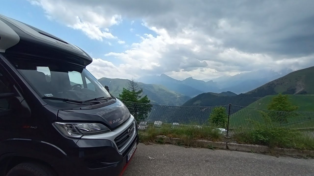 Francja Kamperem cz I Trasa Grenoble -Vizille Katastrofa polskiego autokaru (4K)