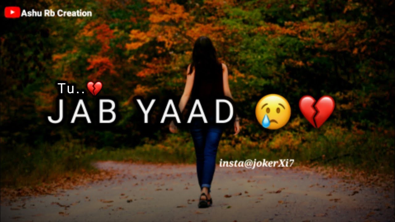 Female Version Sad + Love Song Whatsapp Status Video | Love Breakup -VerySad Female Version WhatsApp