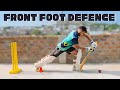 FRONT FOOT DEFENCE PRACTICE AT HOME | 4 Important Drills to make Practice Easier😳