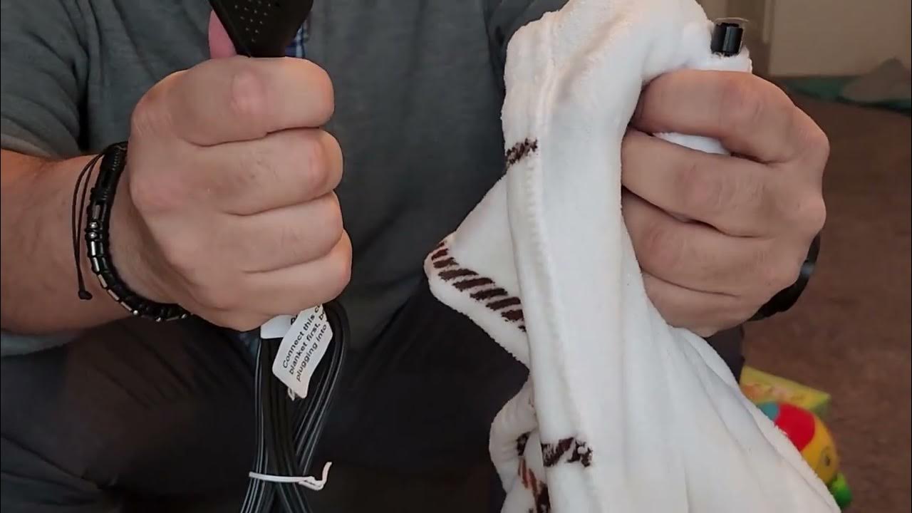 Brookstone Heated Blanket Review YouTube