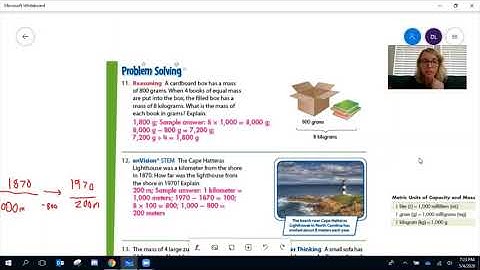 Recognize and Convert Metric Units of Capacity and Mass
