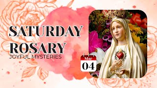 THE ROSARY TODAY ❣️JOYFUL MYSTERIES ❣️MARCH 04, 2023 HOLY ROSARY SATURDAY