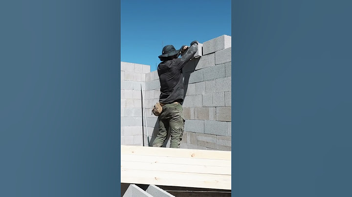 Part 5 | Debt free, off-grid home build — Concrete block walls! #homestead #offgrid #offgridliving